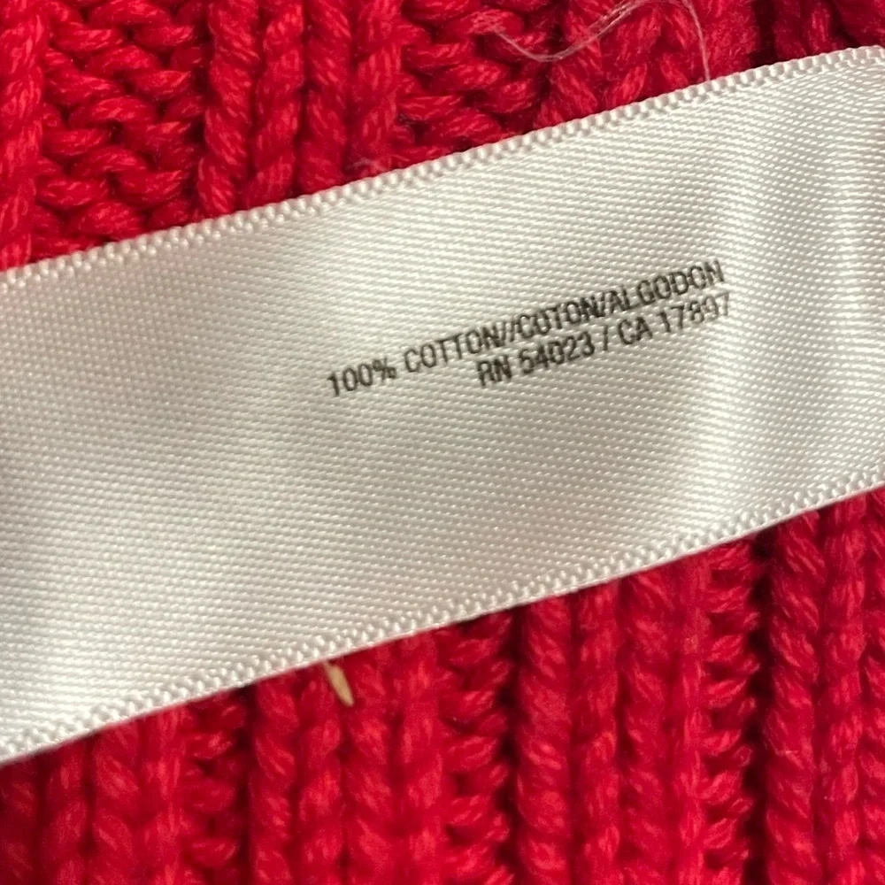 Old Navy Vibrant Red Knit Sweater